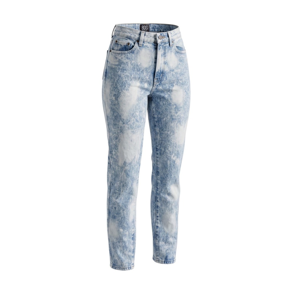 BDG Slim Straight Jeans Blue Acid Wash High Rise Denim‎ - 24 (XS/00)
